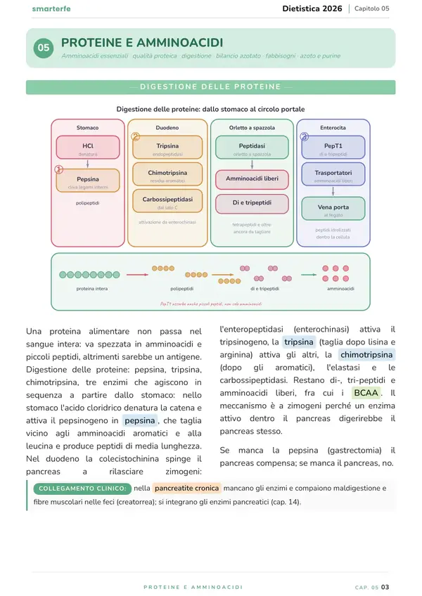 Pagina del Manuale di Dietistica