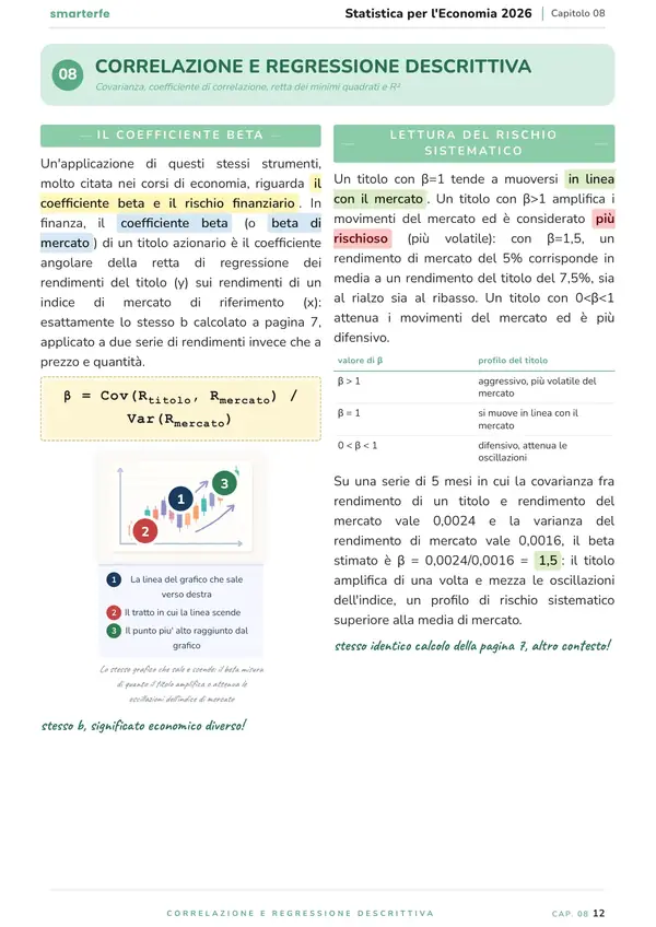 Pagina del Manuale di Statistica