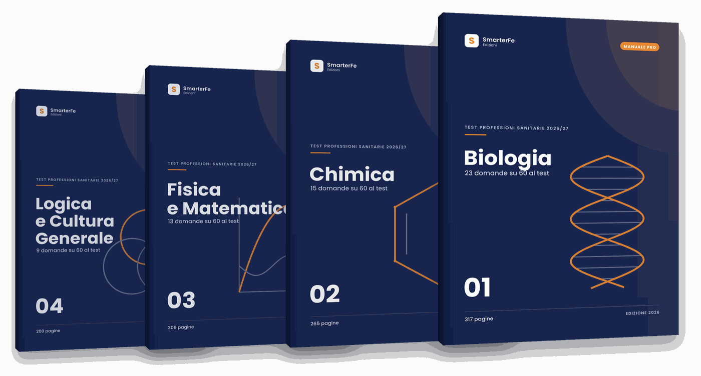 I quattro Manuali del MEGA PACK Professioni Sanitarie