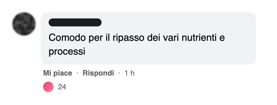 Messaggio di uno studente dopo l'esame