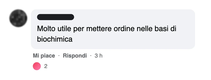 Messaggio di uno studente dopo l'esame