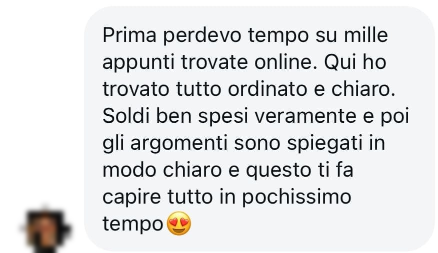 Recensione studente