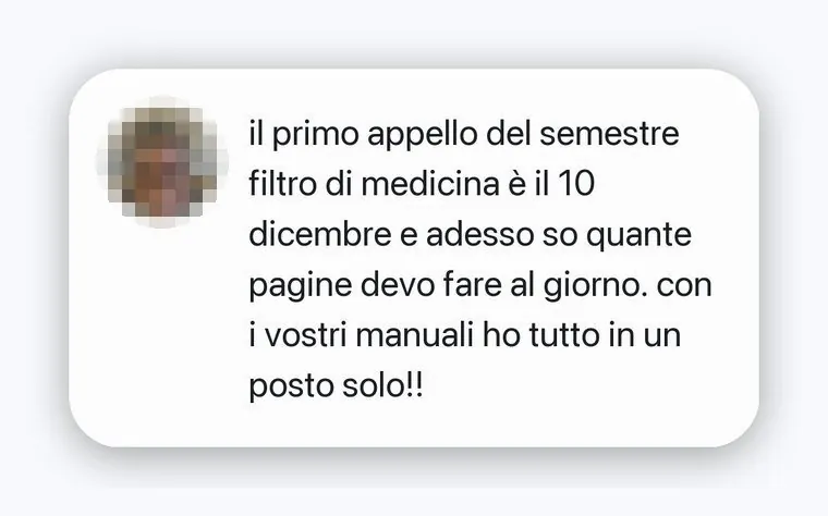 Messaggio di una studentessa sulle pagine al giorno