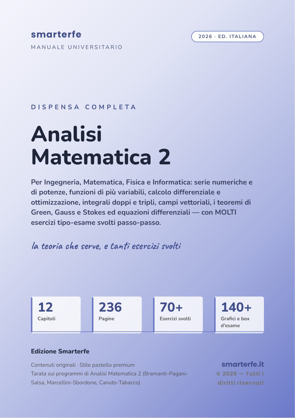 Copertina Analisi Matematica 2