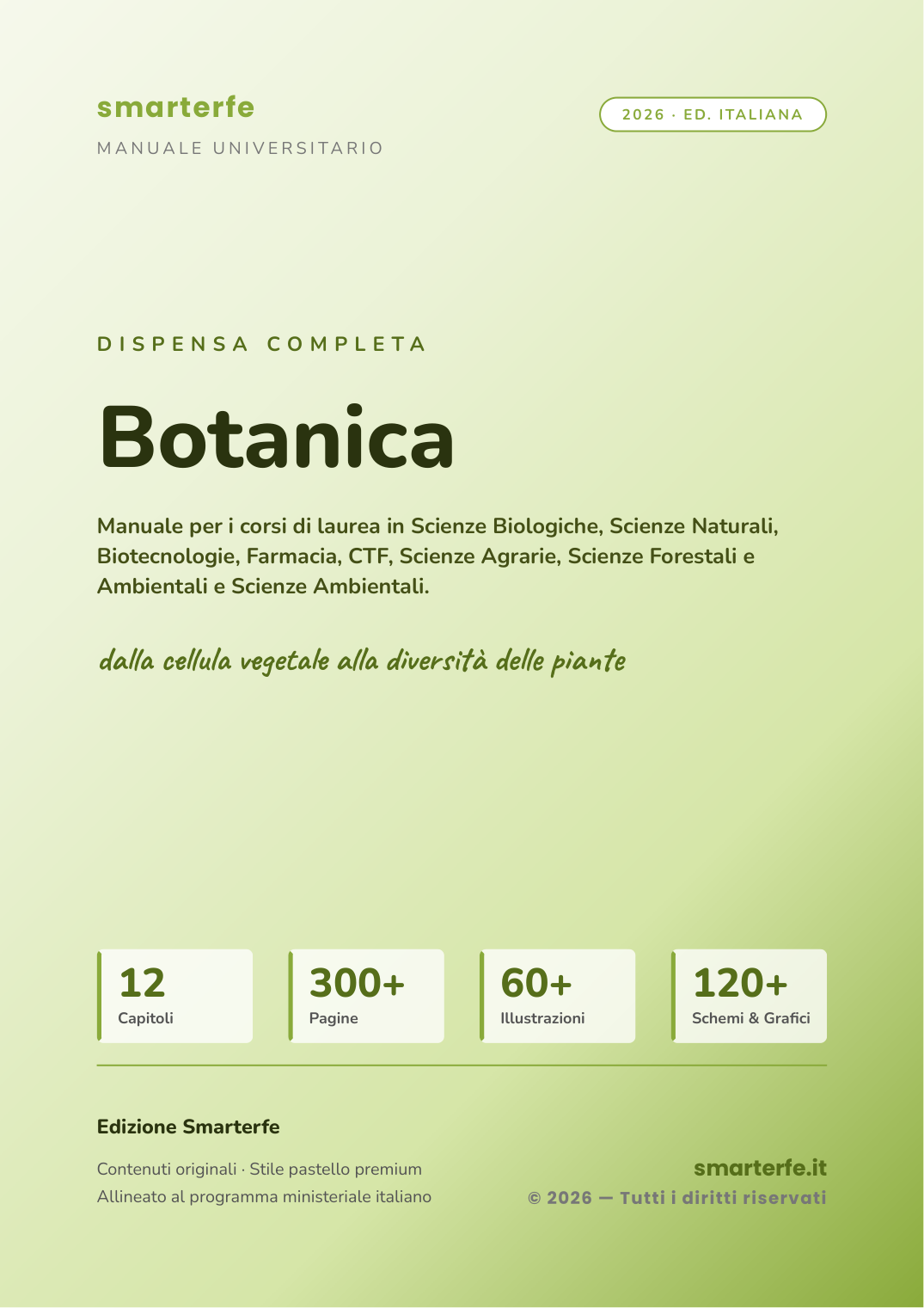 Copertina dispensa Botanica