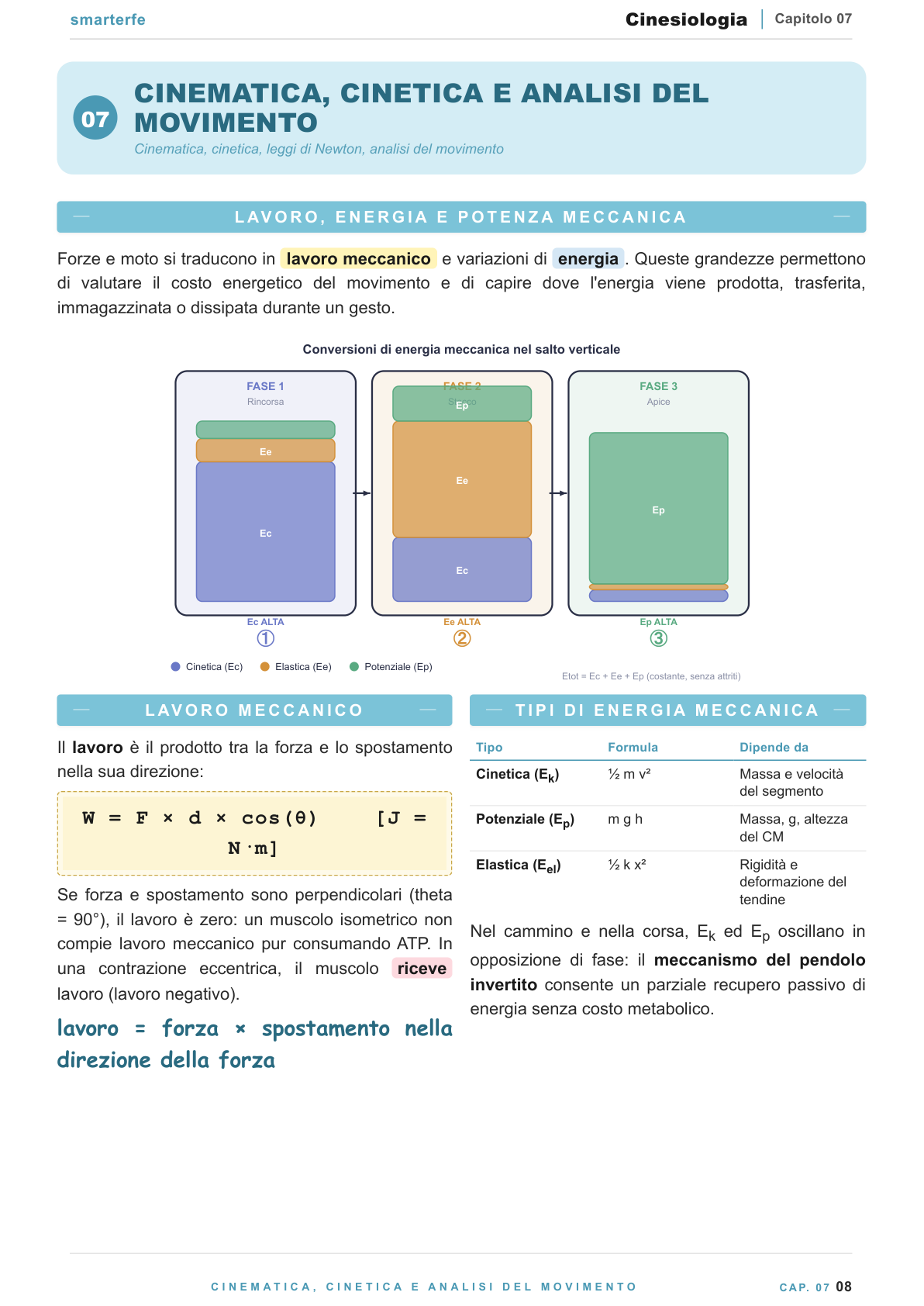 Articolazioni e gradi di libertà del movimento