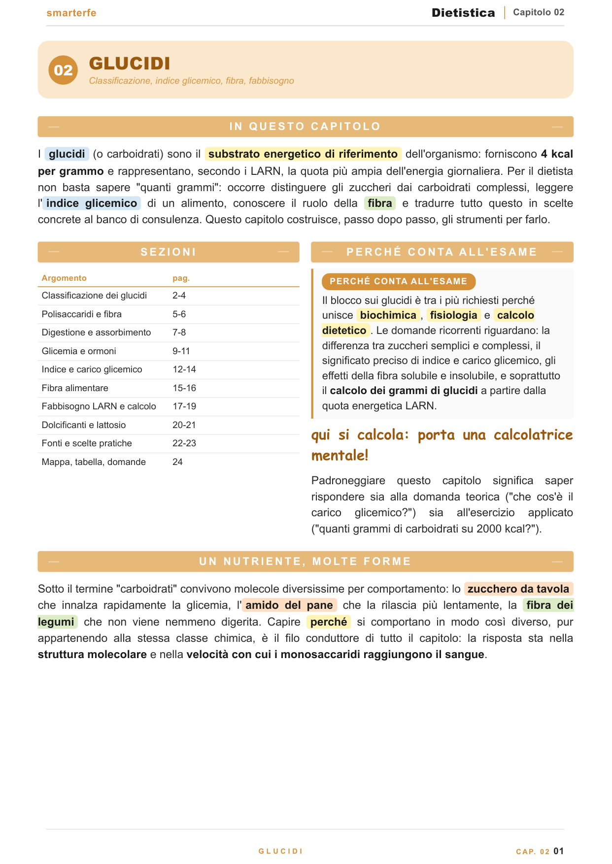 I macronutrienti e l'energia degli alimenti