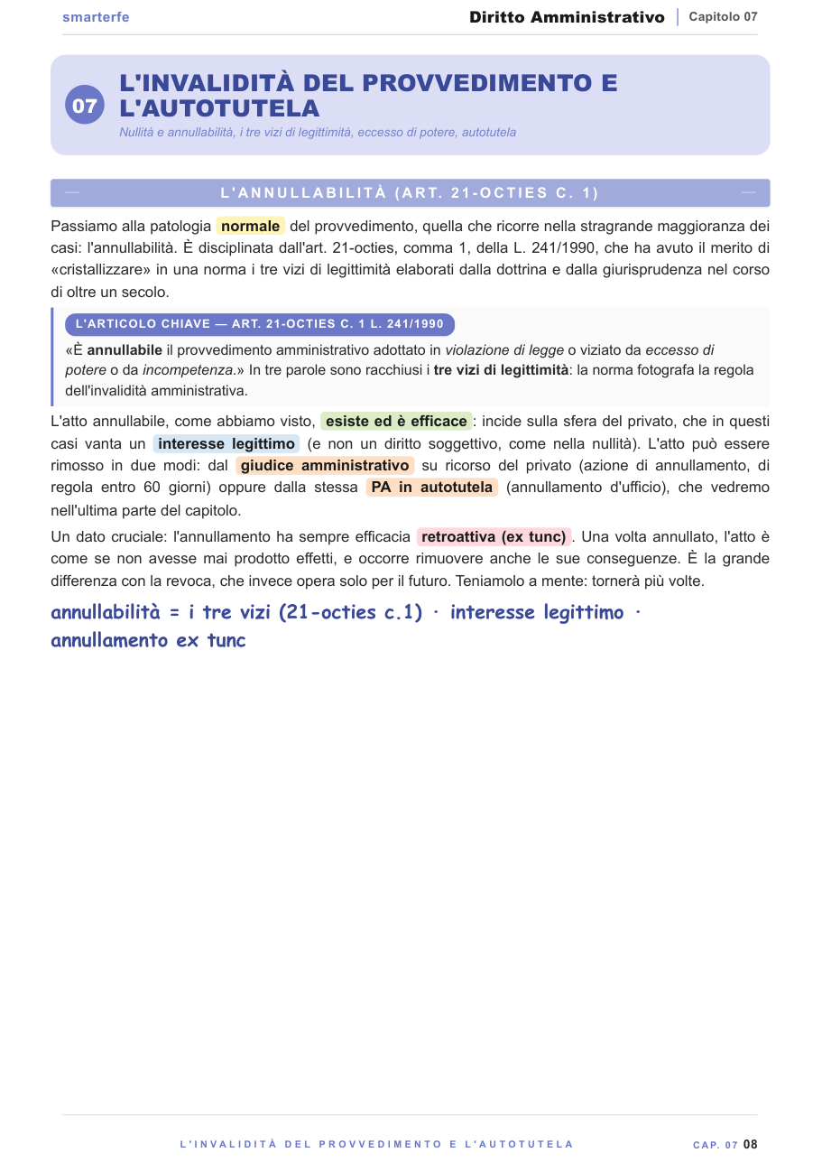 Il procedimento amministrativo e la L. 241/1990