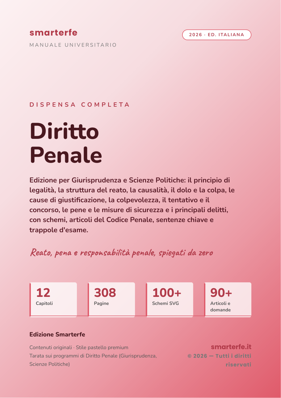Copertina Diritto Penale per Giurisprudenza, Scienze Politiche e Scienze dei Servizi Giuridici