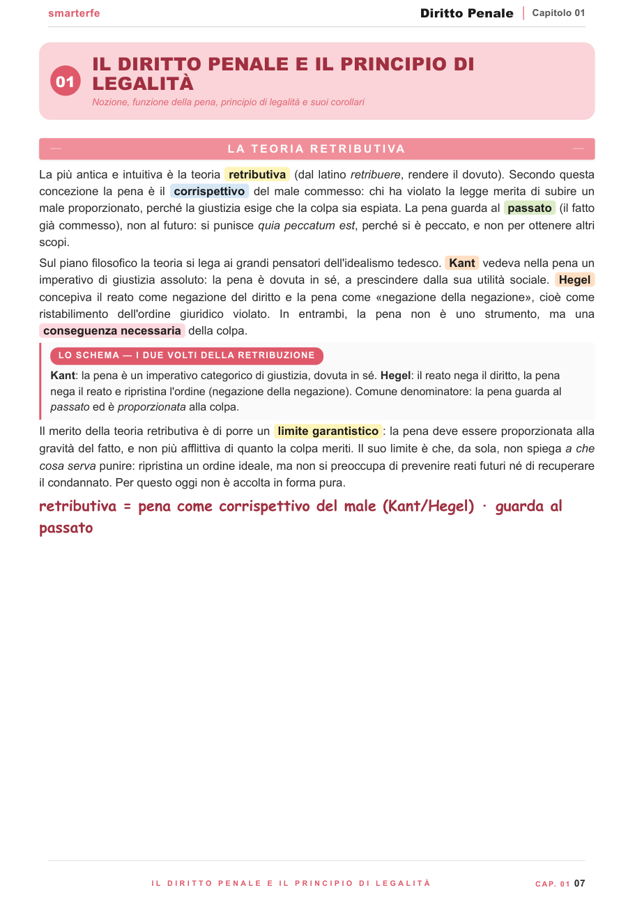Il principio di legalità e le fonti del diritto penale