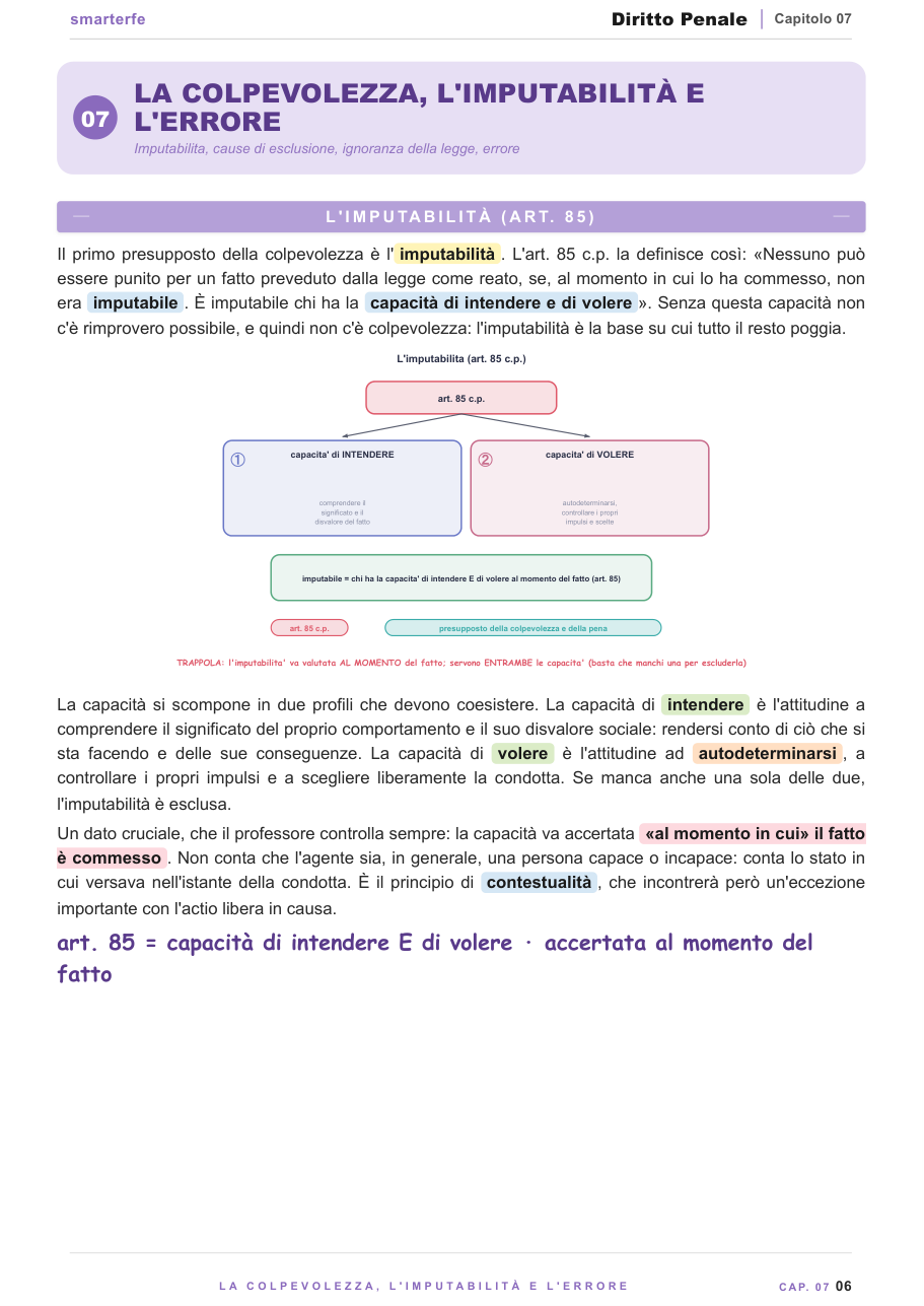 Le cause di giustificazione e la colpevolezza