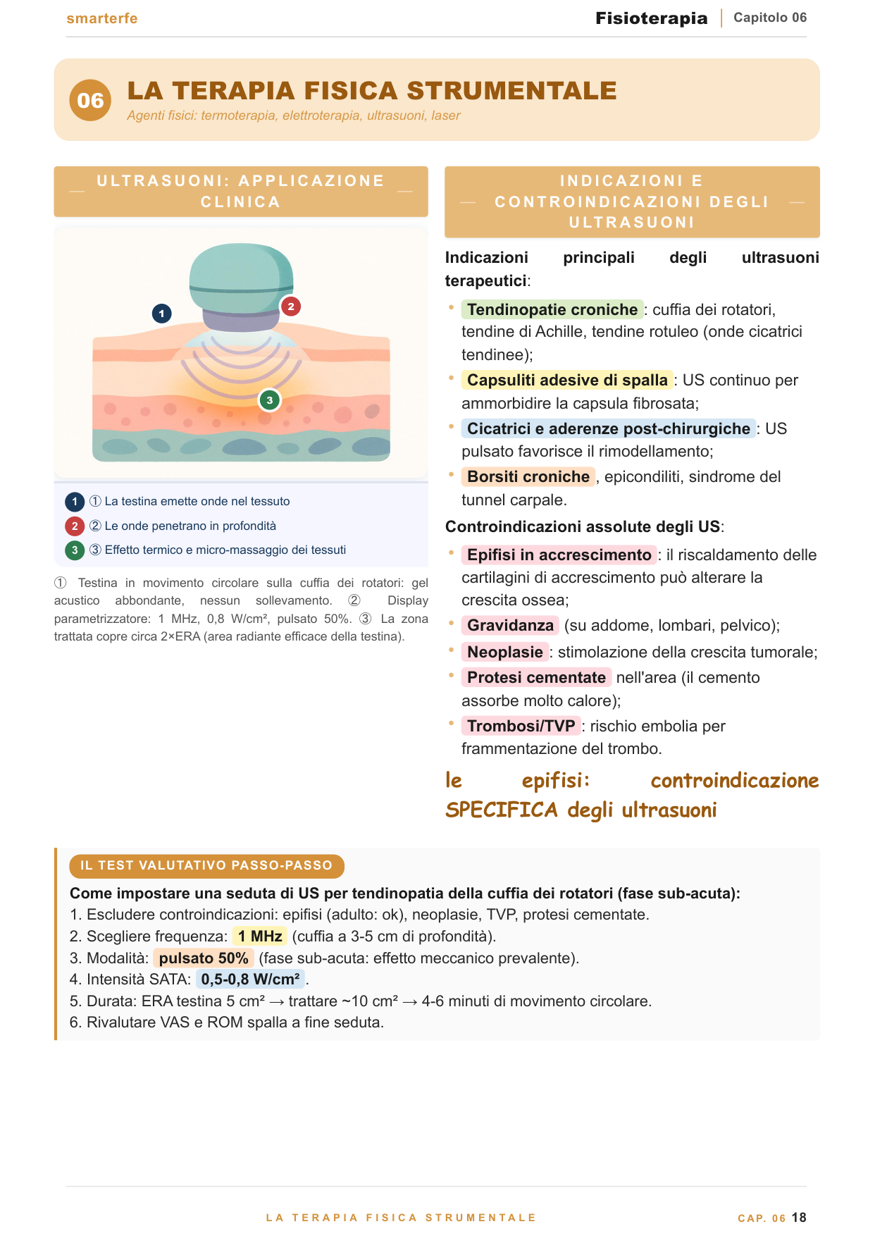 Esercizio terapeutico e terapia fisica strumentale