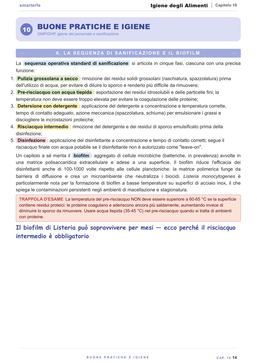 Il sistema HACCP e i 7 principi dell'autocontrollo