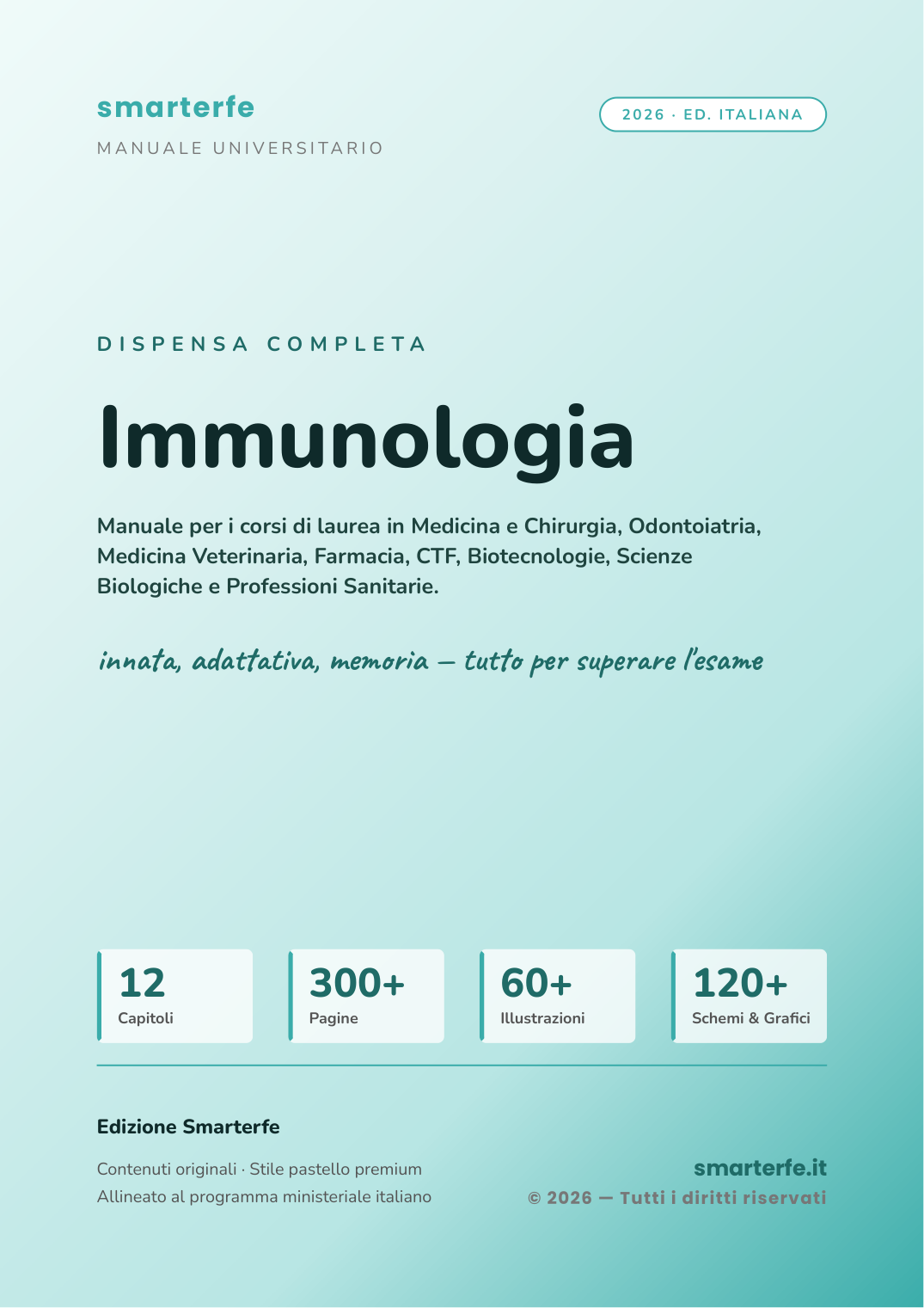 Copertina dispensa Immunologia