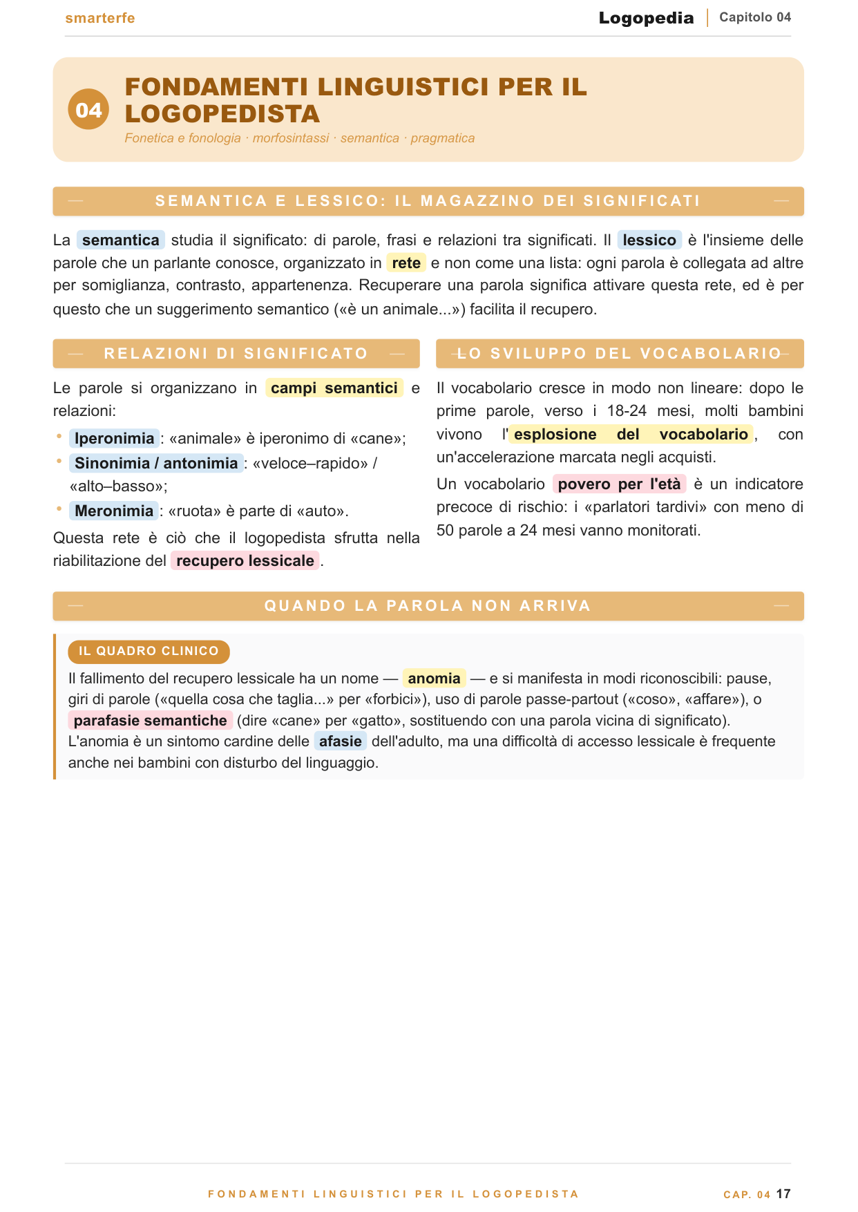 Afasie, classificazione di Boston e riabilitazione