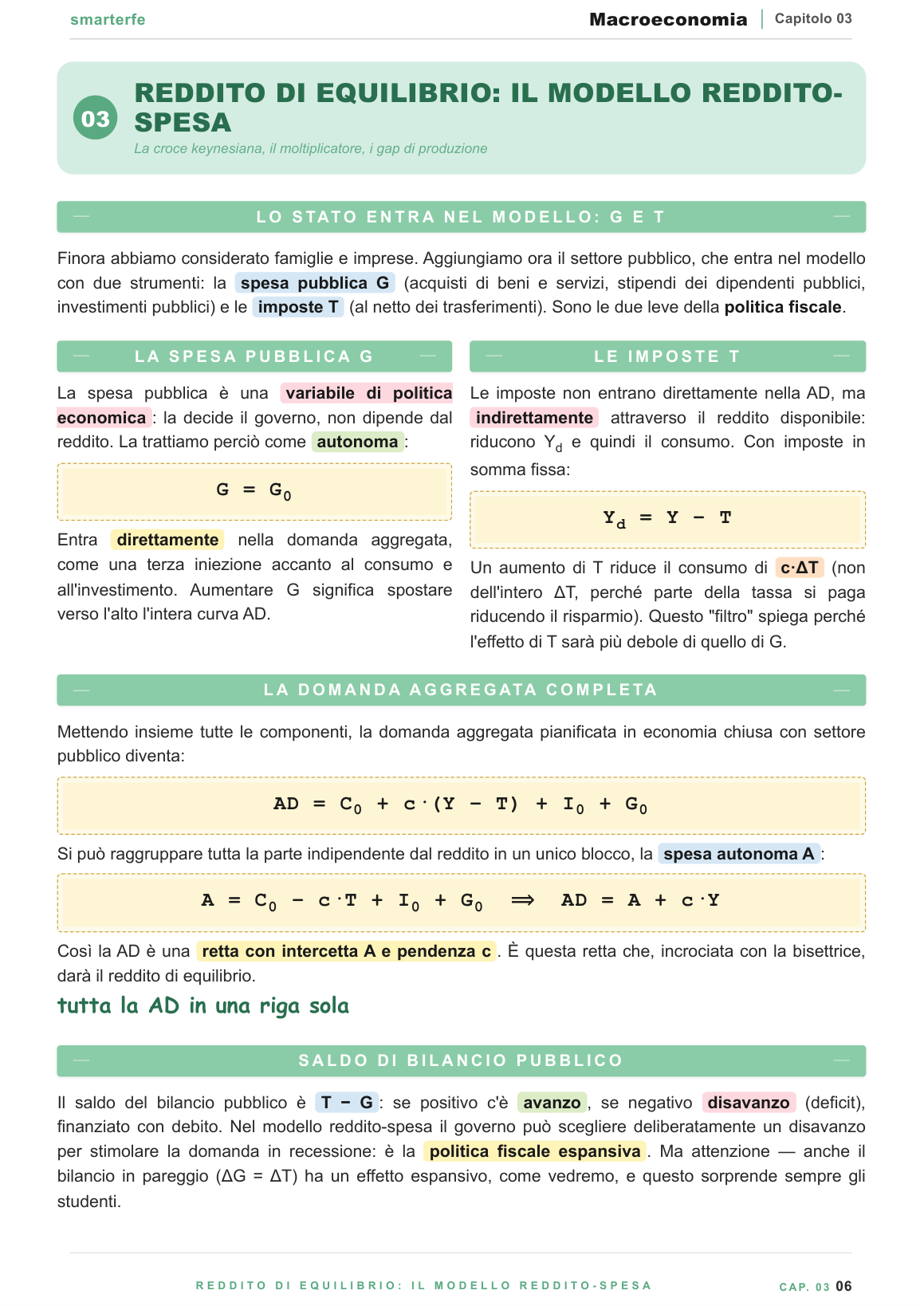 Copertina Macroeconomia per Economia, Scienze Politiche e area economico-giuridica