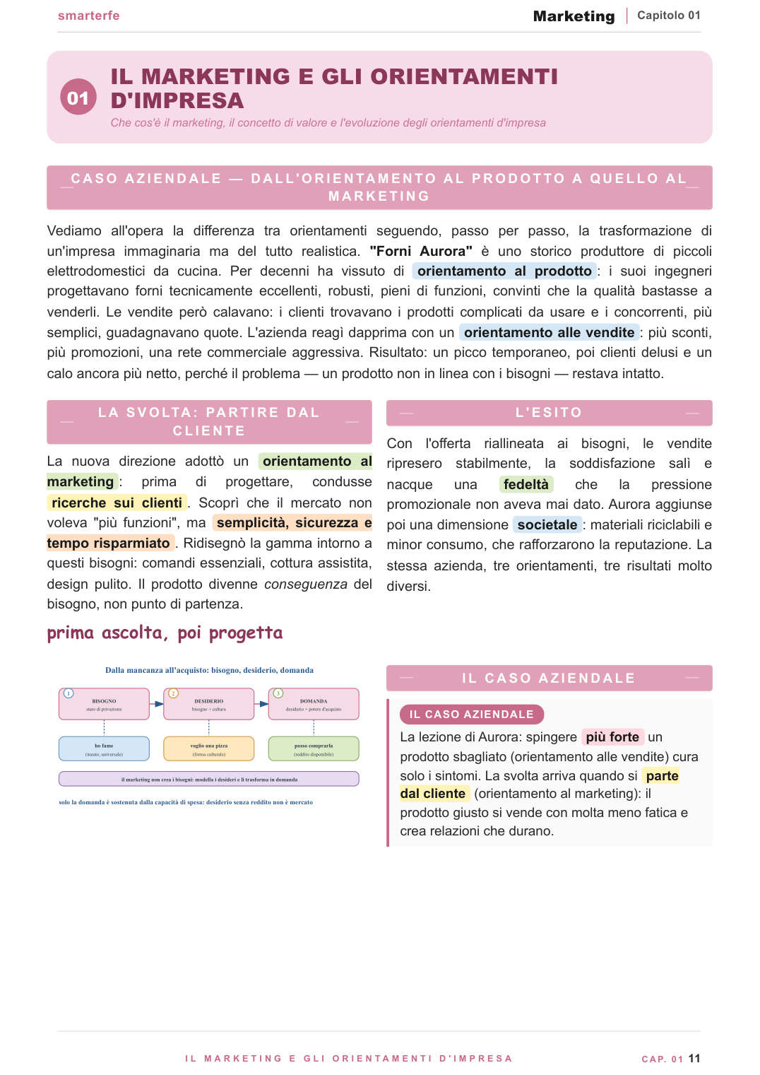 L'ambiente di marketing: PESTEL, cinque forze di Porter e SWOT