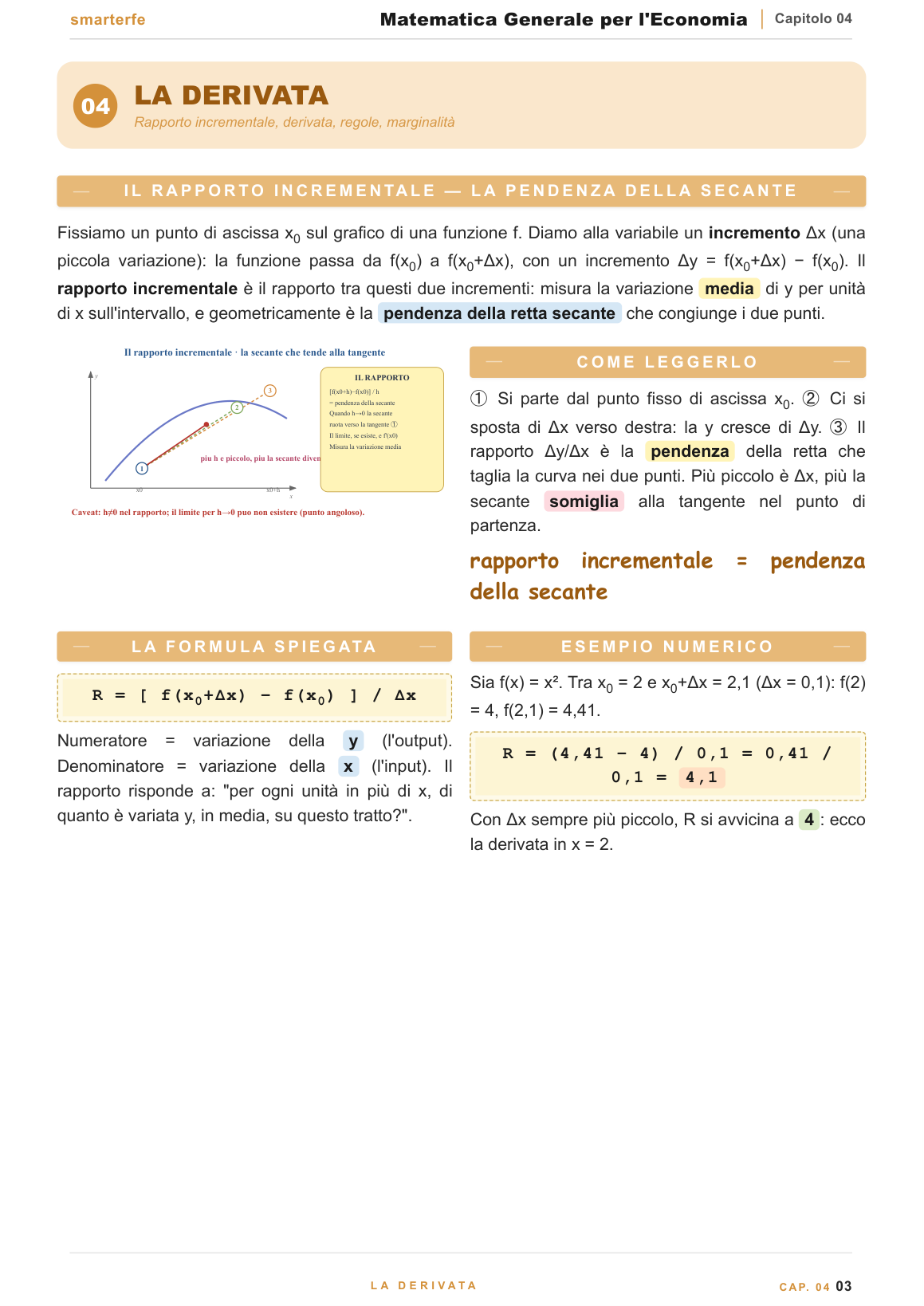 Funzioni reali e funzioni economiche