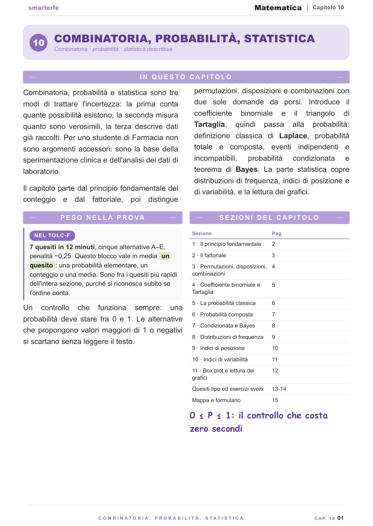 Probabilità e statistica: esercizi numerici svolti