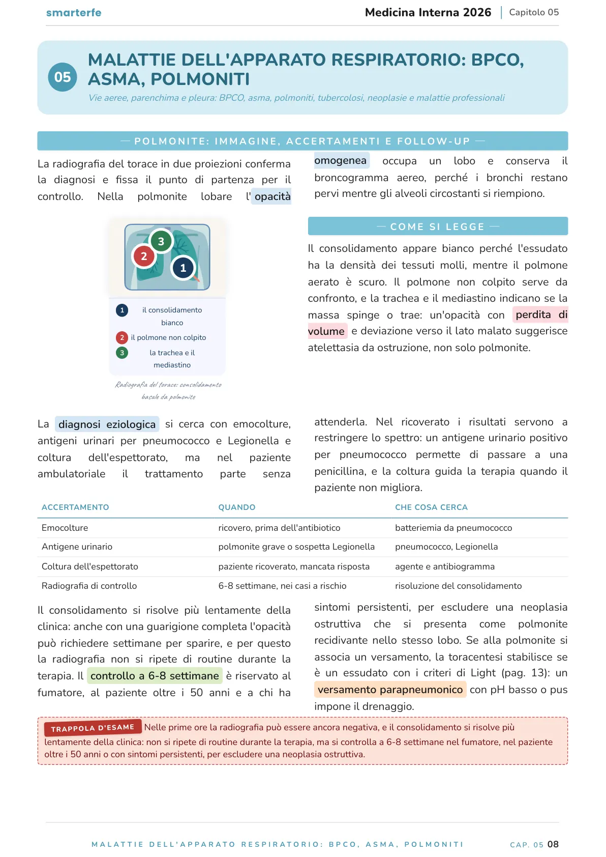 Lo stesso argomento sulle Dispense SmarterFe: schema, passaggi numerati, colori