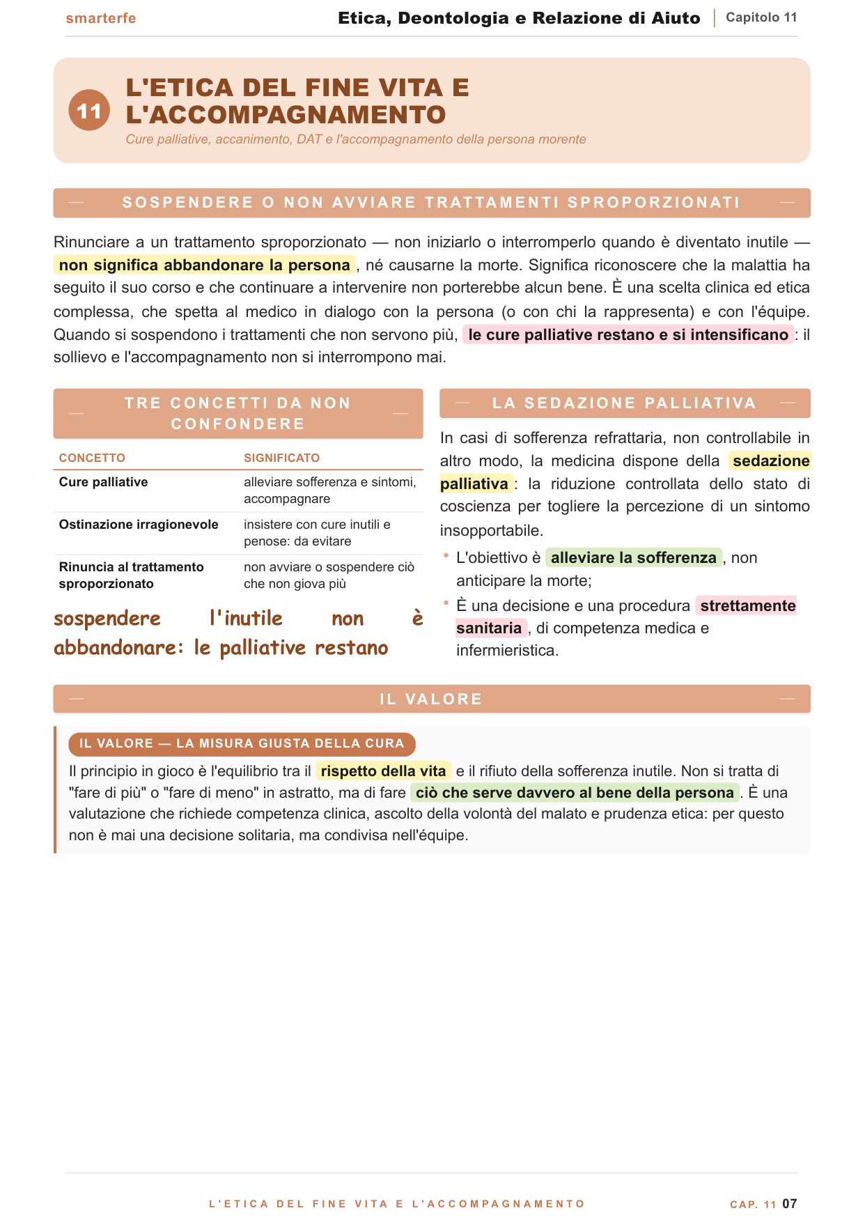 Il consenso, l'autodeterminazione e l'etica del fine vita