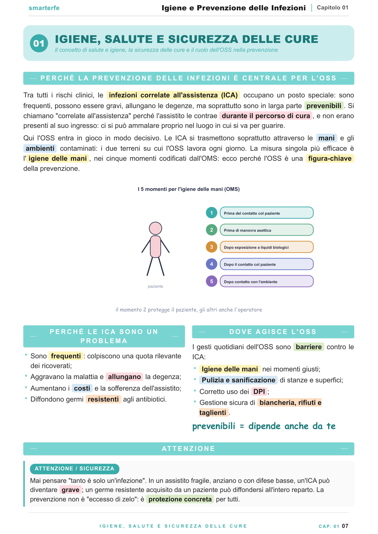 I microrganismi e la catena delle infezioni