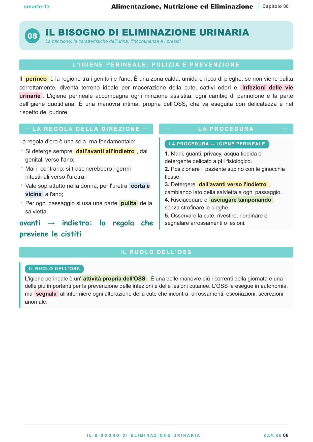 Il catetere vescicale e la sorveglianza dell'OSS