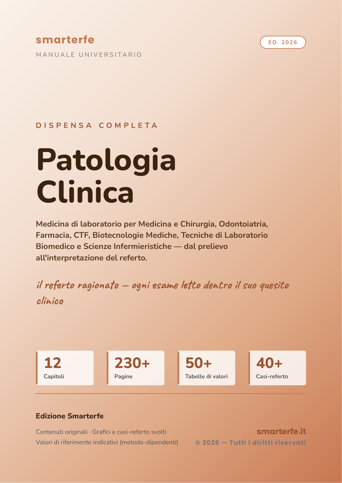 Copertina dispensa Patologia Clinica
