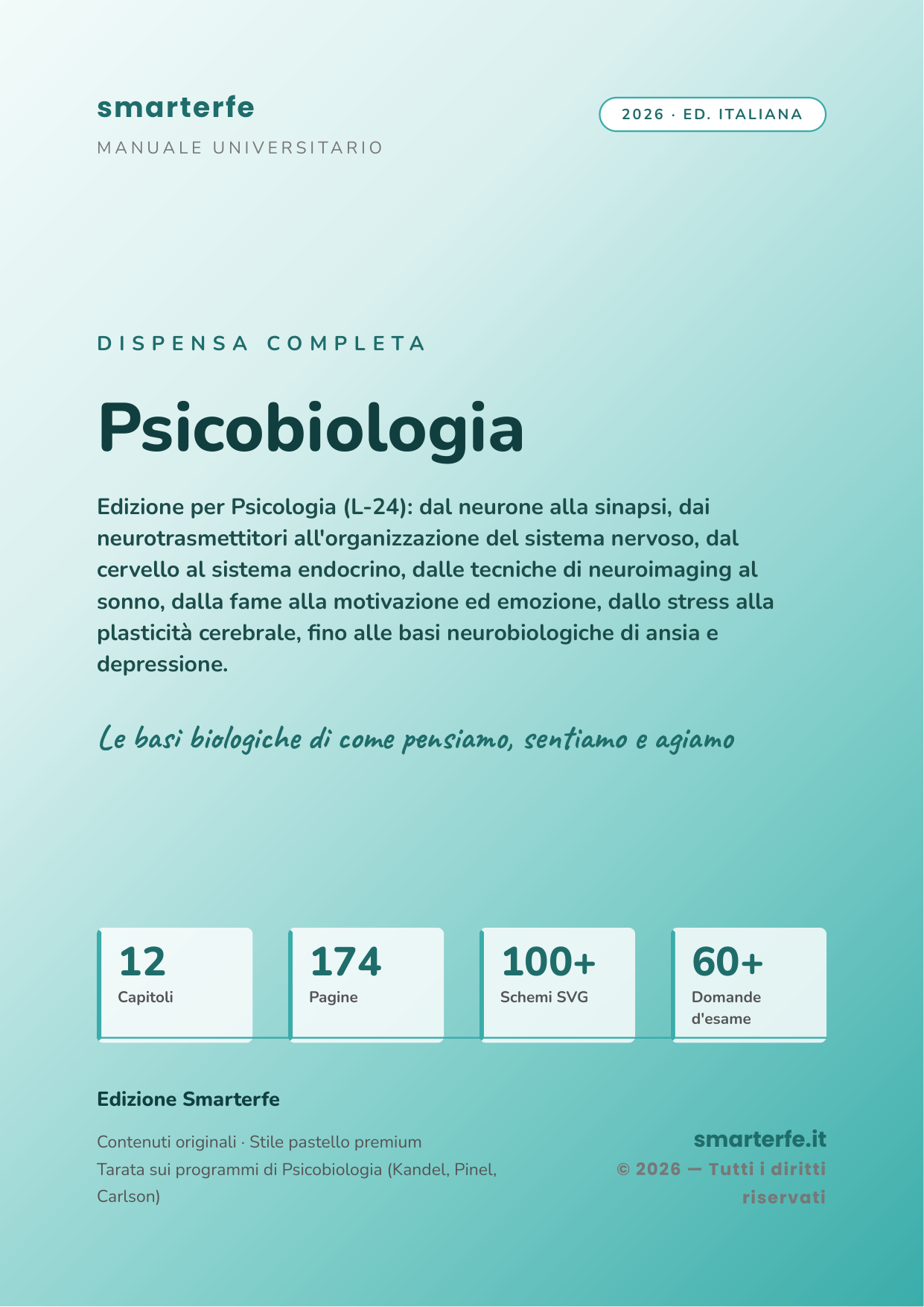 Copertina Psicobiologia