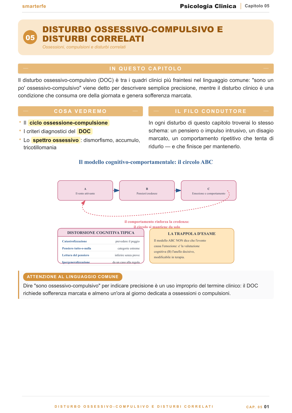 I disturbi d'ansia e il disturbo ossessivo-compulsivo
