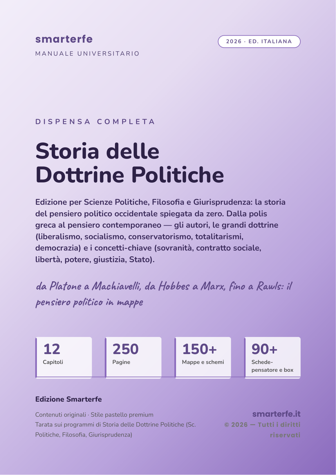 Copertina Storia delle Dottrine Politiche